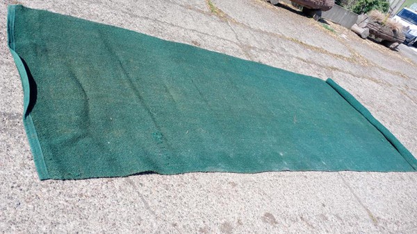 Dark green coconut matting