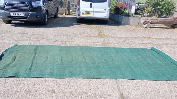 Rolls Dark green coconut matting