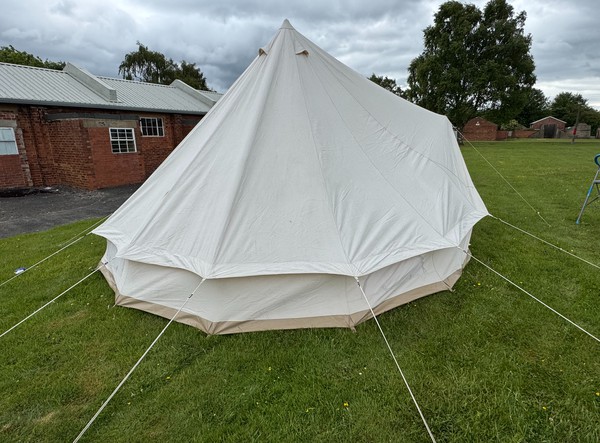 5m Bell Tents With Coir Matting