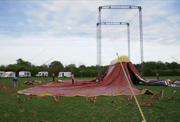 large Italian circus big top