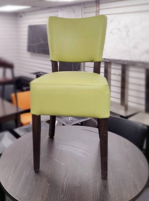 Contract leather restaurant chairs for sale