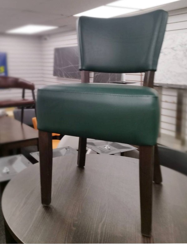 Olive green dining chairs