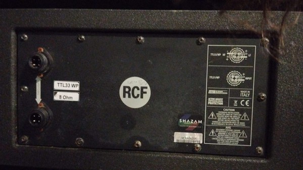 RCF Amp