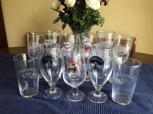 Job Lot New Beer, Lager & Cider Glasses