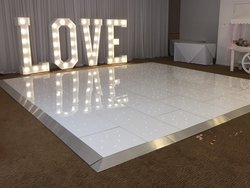 White LED dance floor for sale