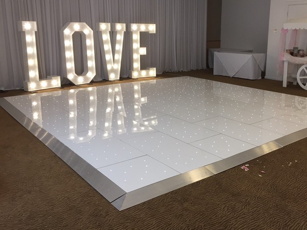 White LED dance floor for sale