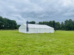 Used frame marquee 12m on 3m bays