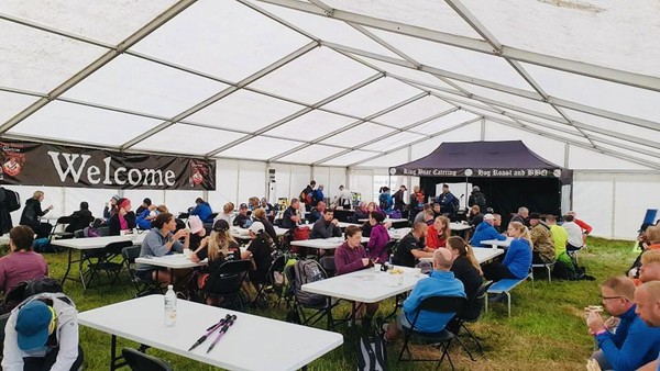 Roder HTS 12m marquee on 3m bays