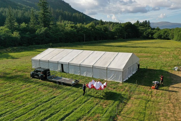 Roder HTS Hocker 12m x 27m Clear Span Marquee