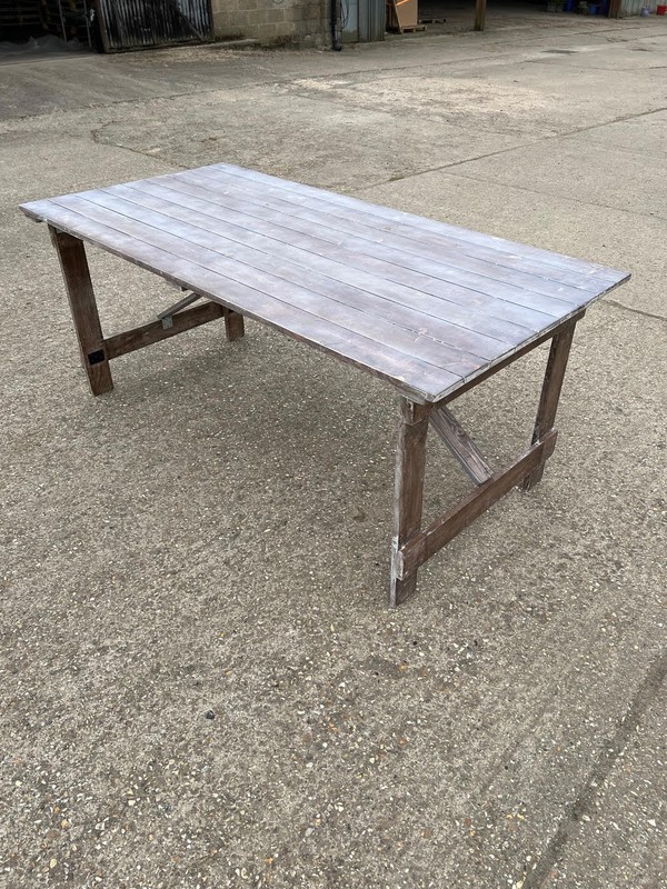 Rustic Limeoak Farmhouse Trestle Tables
