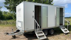 2 + 1 Toilet trailer for sale