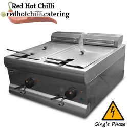Twin tank fryer