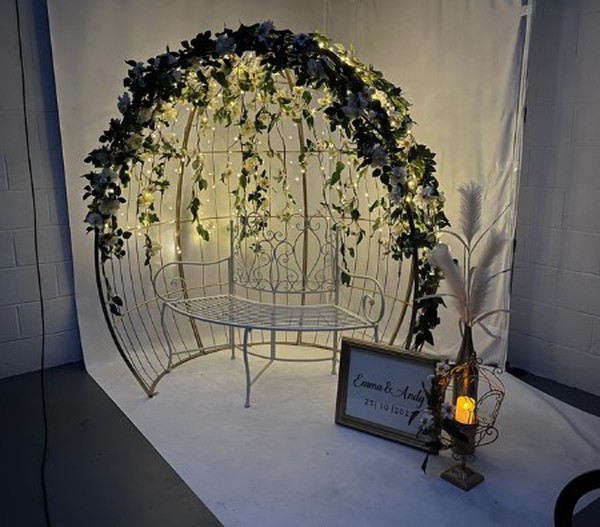 Secondhand Giant Birdcage Photo Back Drop For Sale