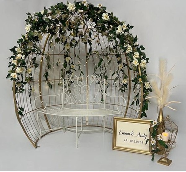 Secondhand Giant Birdcage Photo Back Drop For Sale