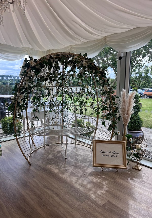 Secondhand Giant Birdcage Photo Back Drop For Sale