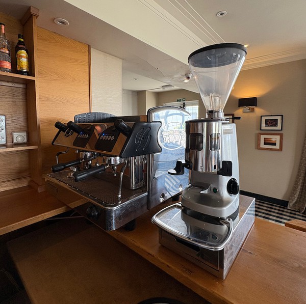 2 Group Coffee Machine With Grinder