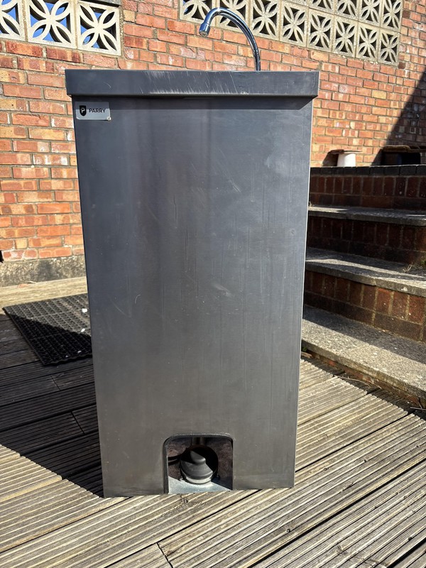 small stainless steel sink