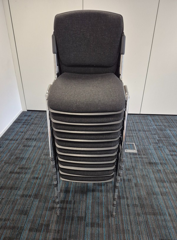 Steel Stacking Conference Chairs