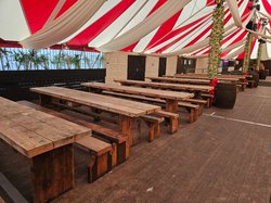 Wooden Table And Bench Sets