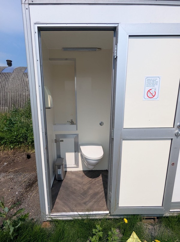 2x Portable Toilet Cabin