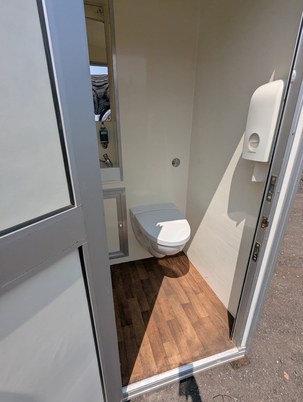 Used 2x Portable Toilet Cabin