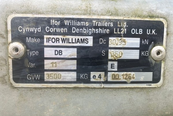 Secondhand 20ft Flatbed Trailer