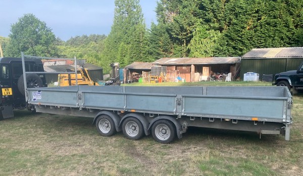 Secondhand 20ft Ifor Williams Trailer