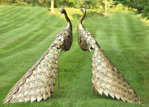 Large Gold Peacock Decorations For Sale