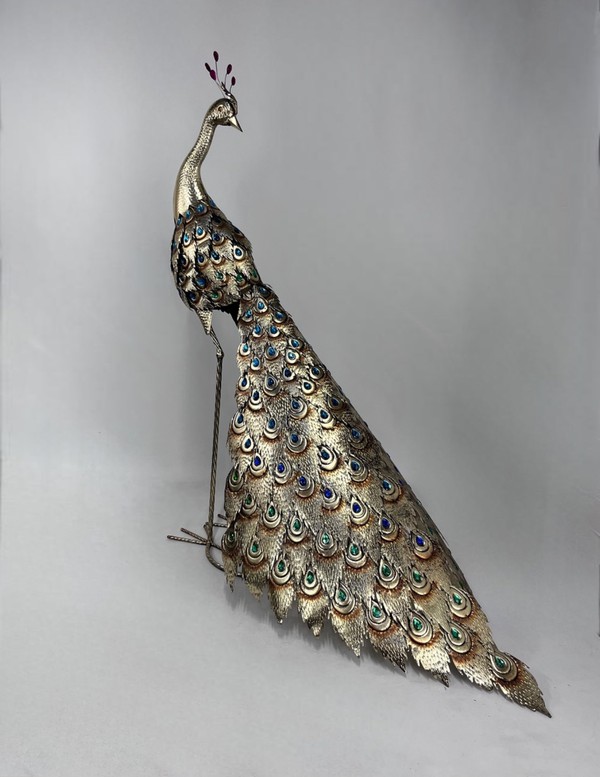 Secondhand Large Gold Peacock
