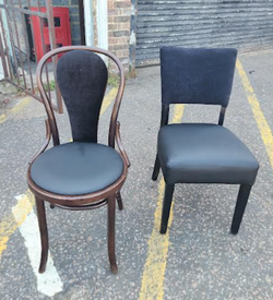Blue Restaurant Chairs