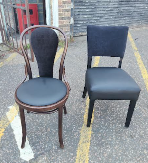 Blue Restaurant Chairs