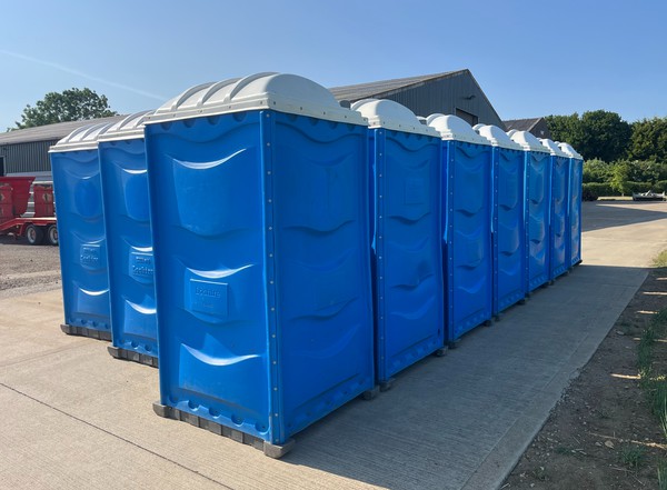 Used Single Unit Portable Toilets