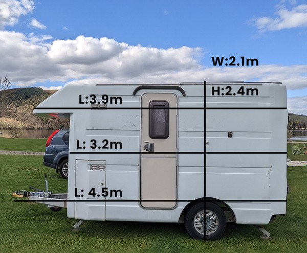 Converted Trailer Accommodation