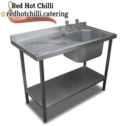 1.2m Stainless Steel Single Sink