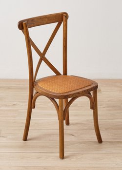 Oak Cross Back Chairs For Sale