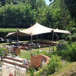 White stretch tent for sale