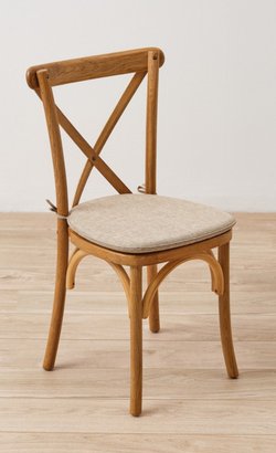 Elm Chairs With Tie On Pads For Sale