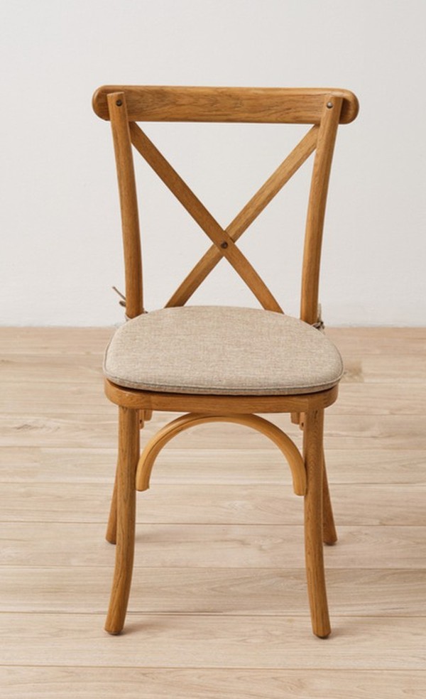 Cross Back Chairs With Pads