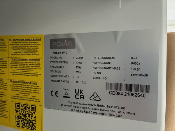 Used Polar fridge