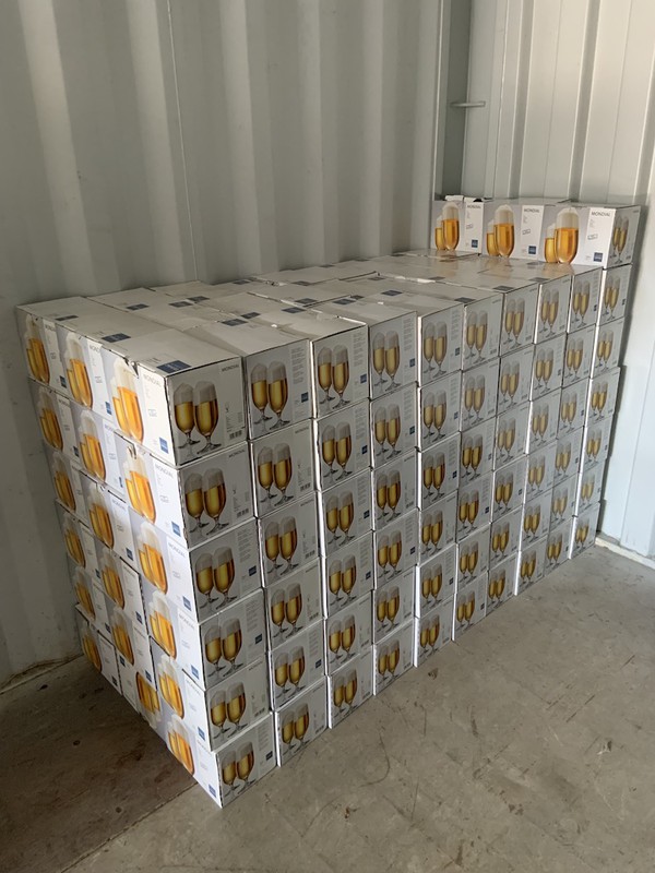 Boxed Stemmed Beer Glasses