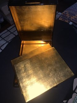 Gold Lacquered Place Settings