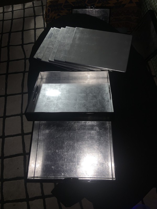 SIILVER LAQUERED PLACE MATS