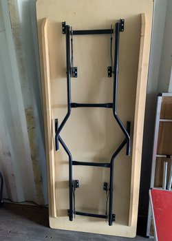 Secondhand 6ft x 2ft 6 Hightop Trestle Table For Sale