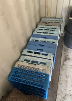 Secondhand Washup Crates For Sale