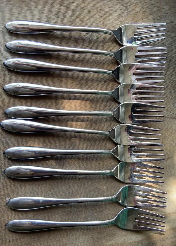 Secondhand 17cm Main Fork & 180 Fish Knife For Sale
