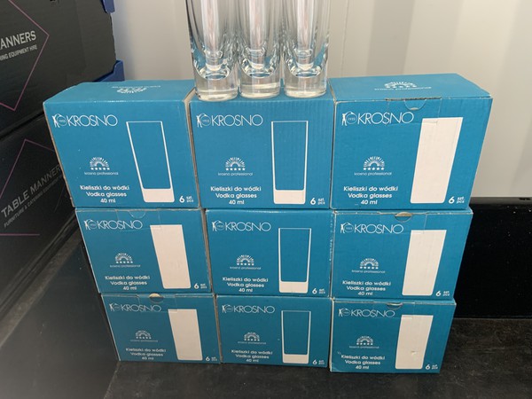 Secondhand Double Vodka Shot Glass 40ml For Sale