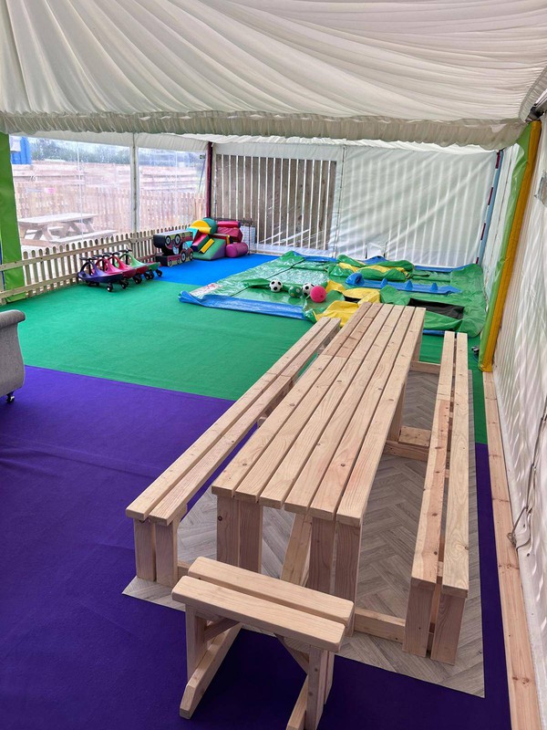 6m x 6m joined together to form a 6m x 12m
