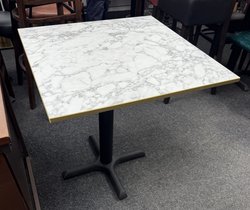 outdoor marble square table