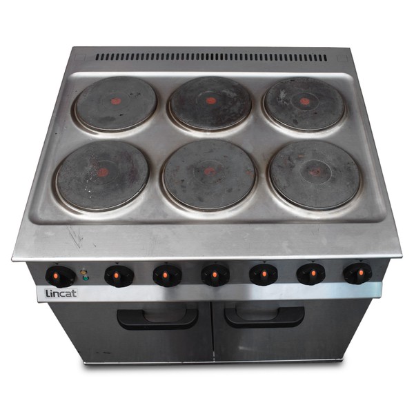 Used 6 ring electric range cooker