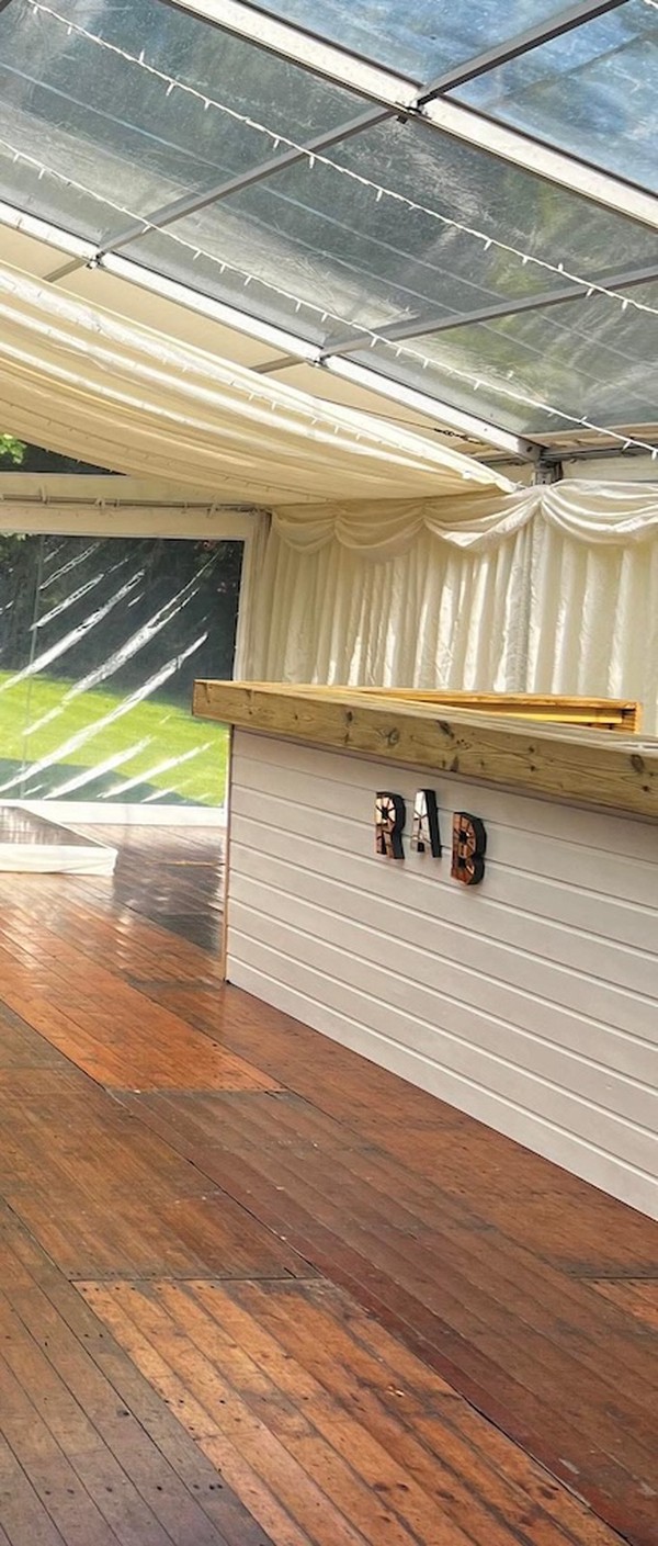 12ft Wooden Bar Counter
